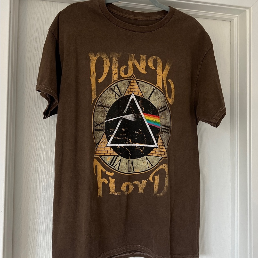 Pink Floyd Brown Graphic T-Shirt